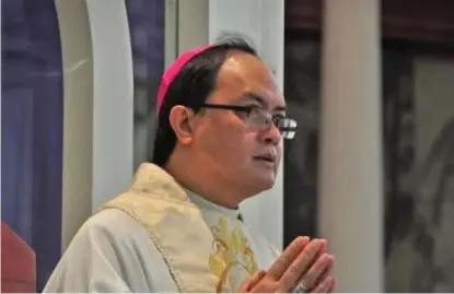  ?? ?? Catholic Bishops' Conference of the Philippine­s president Bishop Pablo David.