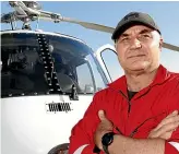  ?? ?? Nelson Marlboroug­h Rescue Helicopter (NMRH) pilot Brendan Hiatt.