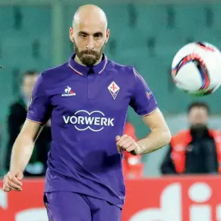  ??  ?? Borja Valero, lo spagnola è arrivato a Firenze nel 2012