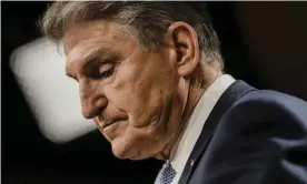  ?? Times/Rex/Shuttersto­ck ?? Senator Joe Manchin, Democrat of West Virginia. Photograph: Kent Nishimura/Los Angeles