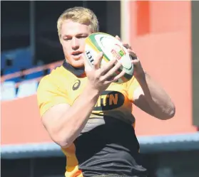  ?? Picture: Gallo Images ?? PROMOTION. Pieter-Steph du Toit (above) looks set to replace Franco Mostert in the Springbok starting line-up to take on Australia in Perth on Saturday.