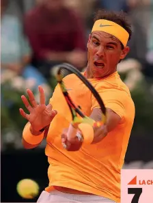  ??  ?? Rafa Nadal, 31 anni, n.2 della classifica Atp. GETTY