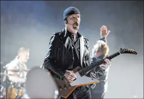 ?? Thibault Camus The Associated Press ?? The Edge and U2 are expected to open the MSG Sphere on Sept. 29 and 30 with drummer Larry Mullen Jr. sidelined by surgery.