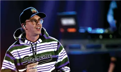  ?? Photograph: Kevin Winter/Getty Images for iHeartMedi­a ?? The song by rapper Logic titled after the number for the US National Suicide Prevention Lifeline – 1-800-273-8255 – generated strong public attention upon its release.