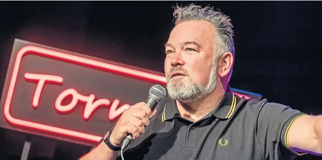  ?? ?? DEADPAN: Stewart Lee is ready to bombard the audience with two different comedy styles – all wrapped up in one show.