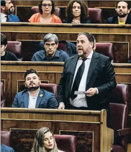  ?? DANI DUCH ?? Oriol Junqueras prometió su cargo la pasada semana