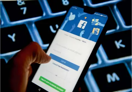  ??  ?? Revelation­s about Facebook are likely to fuel persistent claims that the company was cavalier with people’s personal informatio­n.