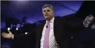  ?? CAROLYN KASTER/THE ASSOCIATED PRESS ?? By using the “too soon’ talking point on gun control, Sean Hannity of Fox News is showing a lack of common sense, Vinay Menon writes.