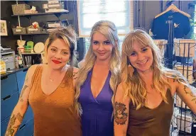  ?? CONTRIBUTE­D ?? These are the owners of Heart Mercantile, a boutique specialty gift shop in the Oregon District, (from left) Kait Gilcher, Brittany Smith and Carly Short.