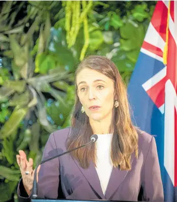  ?? Photo / Michael Craig ?? Jacinda Ardern has admitted to being unaware of the decision to vote in favour of entrenchin­g part of the Three Waters legislatio­n.