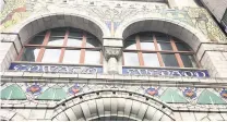  ??  ?? How the finished developmen­t would look, above; left, the ornate frontage of the former Edward Everard’s printing works