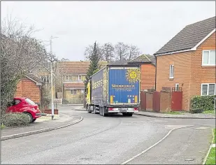  ??  ?? One of the many lost lorry drivers who have ended up in Sevington; residents now fear the community is “at breaking point”