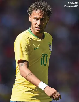  ??  ?? NEYMAR Picture: AFP