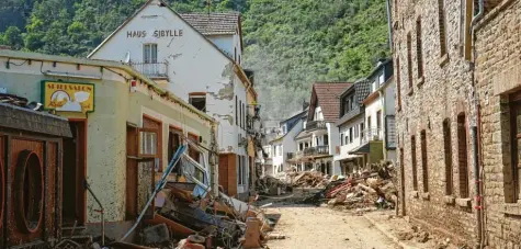  ?? Foto: LVN/Lechwerke AG ?? Stefan Höfer, der in Altenahr im Einsatz ist, kann oft nicht fassen, was er da sieht.