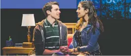  ?? EVAN ZIMMERMAN ?? Anthony Norman and Alaina Anderson in the North American tour of “Dear Evan Hansen,” coming to the Kennedy Center.