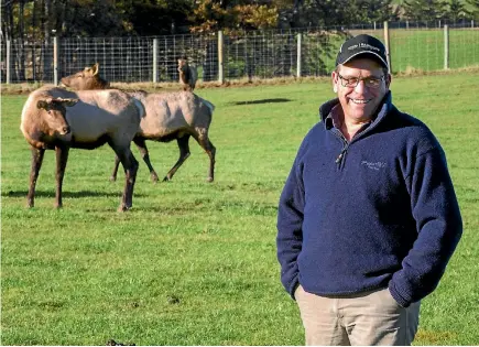  ?? MYTCHALL BRANSGROVE/STUFF ?? Raincliff Station owner Dave Morgan rates the venison and velvet season as outstandin­g.