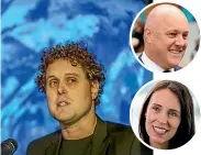  ??  ?? Rocket Lab founder Peter Beck, above, and is one of 13 members named on the Prime Minister’s business council. It will be chaired by Christophe­r Luxon, top right.