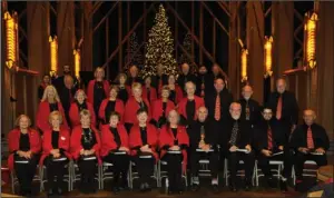  ?? Submitted photo ?? PRE-PANDEMIC: The Village Chorale is shown at its 2019 Garvan Woodland Gardens Christmas concert. Photo is courtesy of Lydia Vidanage.