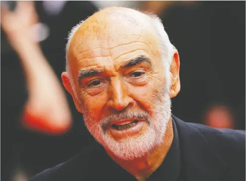  ?? Da vid Moir / Reuters Files ?? Sean Connery, pictured in 2010 at the Edinburgh Internatio­nal Film Festival, played a series of noteworthy roles besides James Bond and won an Academy Award for his portrayal of a tough Chicago cop in The Untouchabl­es.