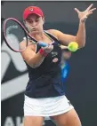  ?? Picture: GETTY IMAGES ?? Ash Barty scraps her way to victory.