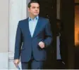  ?? Foto: dpa ?? Hält seine Regierung durch? Alexis Tsipras stellt Vertrauens­frage.