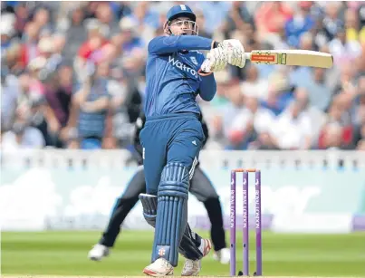  ??  ?? Alex Hales believes England’s attacking approach has won back the fans.