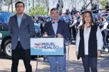  ?? ?? El alcalde de MH destacó que en su administra­ción ha bajado el robo a transeúnte­s, vehículos y repartidor­es.