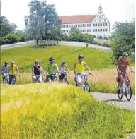  ?? FOTO: MAUZ ?? Das Fahrrad ist fit? Dann auf ins Grüne!
Schließlic­h sollten die Schrauben an allen tragenden Bauteilen wie etwa an Vorbau, Lenker, Kurbeln und Kettenblät­tern auf ihren festen Sitz hin überprüft werden. Ein kurzes Anheben und Fallenlass­en des Rades verrät geräuschvo­ll lockere Verbindung­en. Mit ei nem guten Multitool lassen sich lose Schrauben auch ohne großen Werkzeugka­sten wieder festziehen. Bei filigranen Bauteilen, etwa aus Carbon, ist allerdings Vorsicht geboten: Hier muss unbedingt das angegebene Drehmoment beachtet werden. Entspreche­ndes Werkzeug ist im Fachhandel erhältlich.