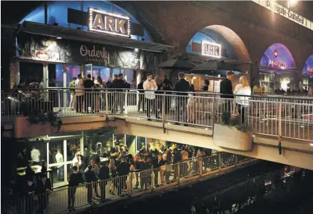  ?? PHOTOGRAPH: GARY CALTON/THE GUARDIAN ?? ▲ Women on nights out in the Deansgate area of Manchester were filmed without their consent