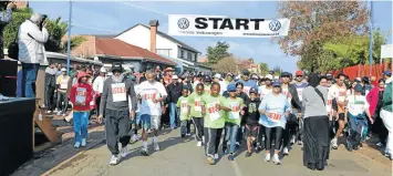  ??  ?? STEP UP: Last year’s Gandhi Walk attracted thousands to pound the streets