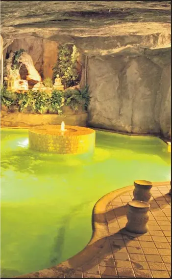  ??  ?? s also are available at this long-establishe­d spa, which bills itself as L.A.’s only 100% natural hot springs.