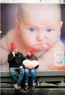  ??  ?? Anti-abortion protesters prepare to march through Dublin last month