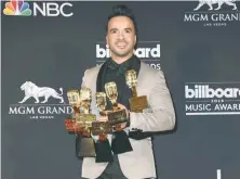  ?? AP ?? Luis Fonsi agradeció a la industria el reconocimi­ento.