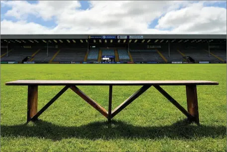  ??  ?? Chadwicks Wexford Park will come alive to the sound of club players in action once again from July 31.