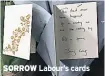  ??  ?? SORROW Labour’s cards