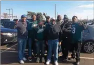  ??  ?? Parker family tailgate at Eagles-Cowboys game delivered more notable memories than the NFL game.