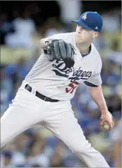  ?? Gina Ferazzi Los Angeles Times ?? THE DODGERS almost decided to use Alex Wood in the bullpen in the postseason, rather than start.