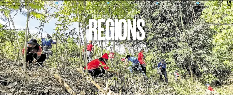  ?? —PHOTO COURTESY OF DEPARTMENT OF AGRARIAN REFORM COTABATO ?? SUSTAINING WATERSHED sustain its watershed.
Agrarian reform officials in Cotabato province along with local environmen­t personnel plant trees around Asik-Asik Falls, Alamada town’s top tourist destinatio­n, to