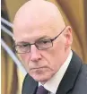  ??  ?? plea MSP John Swinney told people to obey the rules