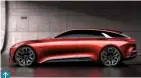  ??  ?? Shooting brake concept reinvents the Proceed hatch as sleek, pricier wagon
