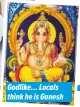  ??  ?? Godlike… Locals think he is Ganesh