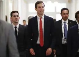  ?? JACQUELYN MARTIN — ASSOCIATED PRESS ?? Jared Kushner is shown at the Treasury Department in Washington, D.C., on Wednesday.