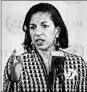  ?? LUCAS JACKSON/REUTERS ?? Susan Rice wrote in a statement that she didn’t intend to deceive Americans.