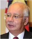  ??  ?? Datuk Seri Najib Tun Razak