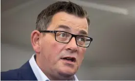  ?? Photograph: Ellen Smith/The Guardian ?? Daniel Andrews wants to enshrine State Electricit­y Commission in constituti­on if he wins Victorian election, but move could face future court challenge.