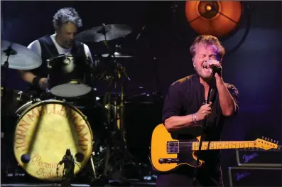  ?? (Arkansas Democrat-Gazette/Kyle McDaniel) ?? John Mellencamp performs with his band at the Robinson Center in Little Rock on Wednesday.