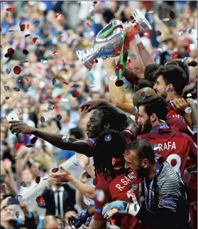  ??  ?? Portugal lifted the trophy in back 2016 when life was ‘normal’