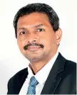  ?? ?? Aruna Perera, CFA President CFA Society Sri Lanka