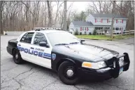  ?? Michael Cummo / Hearst Connecticu­t Media ?? File photo of a Stamford police vehicle.