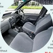  ??  ?? Surely this has to be the tidiest Cityrover interior still in existence?